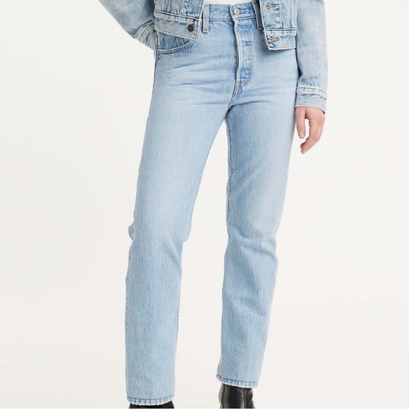 Levi's Denim - Levi's Blue Straight Leg Jeans Classic Denim